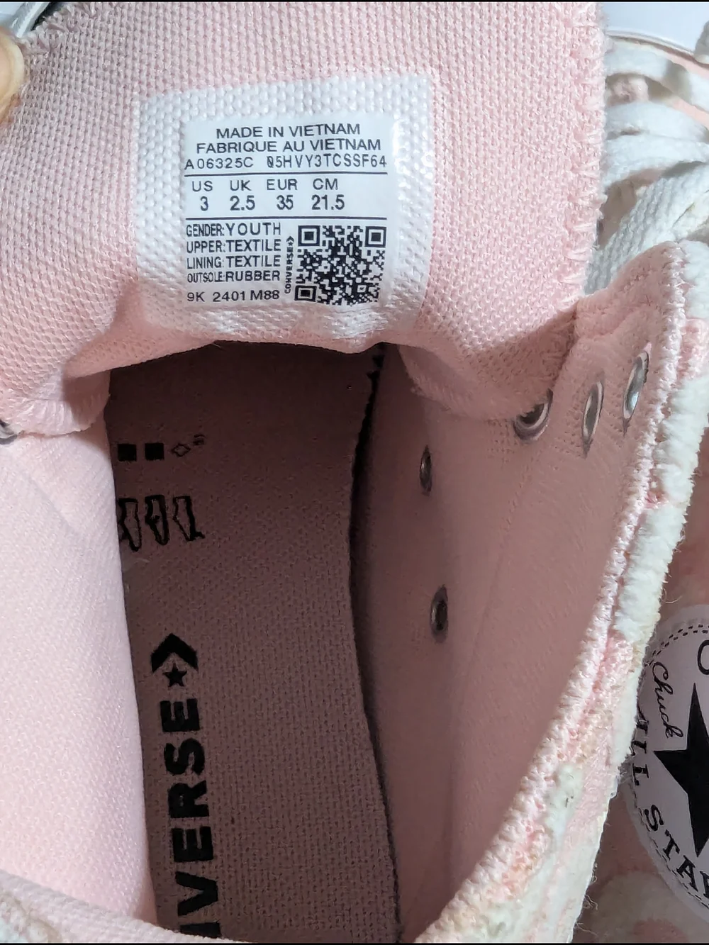 Converse All-Star Pink High-Top Canvas Sneakers